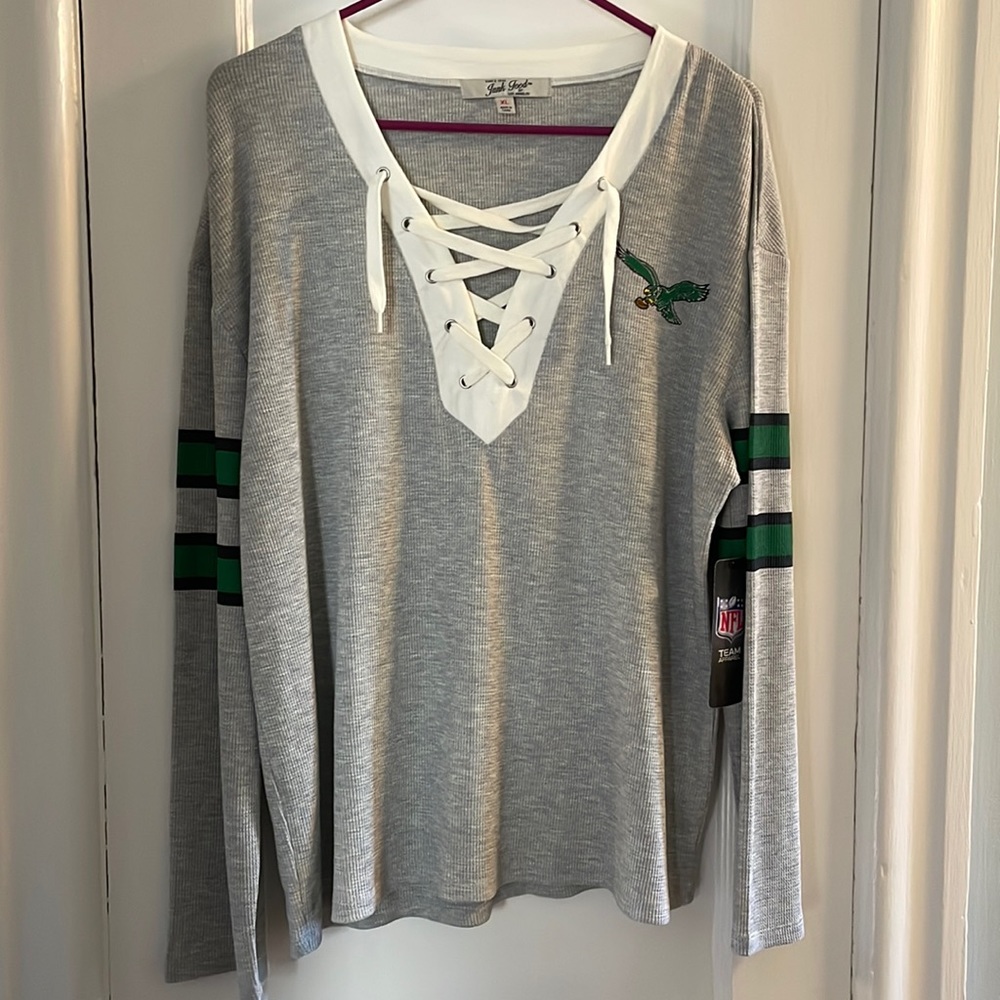 Philadelphia EAGLES - long sleeve lace up thermal